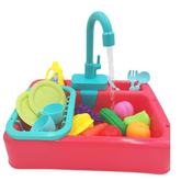 Hot Plastic Kids Kitchen Wash Dishes Vegetables Fruit