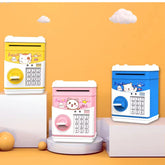 Electronic Piggy Bank, Mini ATM Password Money Bank Cash Coins Saving Box for Kids