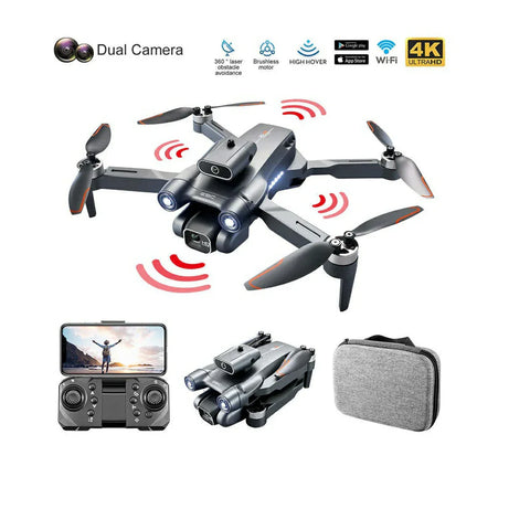 R/C DRONE DUAL CAMERA OBSTACLE AVOIDANCE BRUSH LESS FOLDABLE QUAD COPTER
