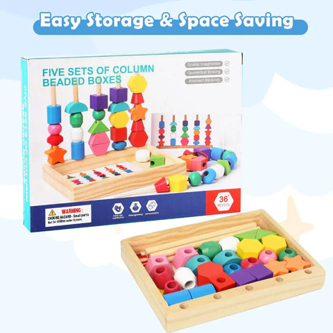 Fishing Five Sets of Pillars – Educational Stacking & Balancing Toy