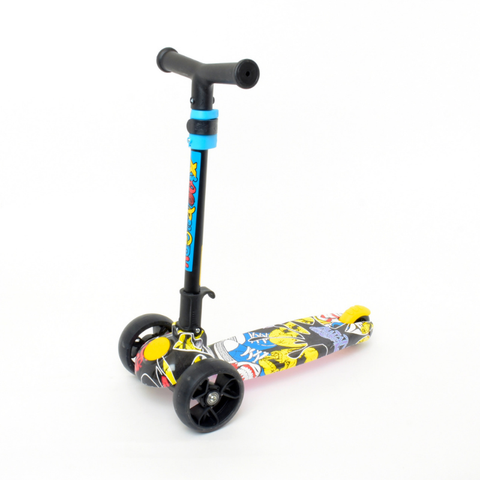 Foldable Kids Kick Scooter with LED Lights – Adjustable Height Mini Foot Scooter for Girls