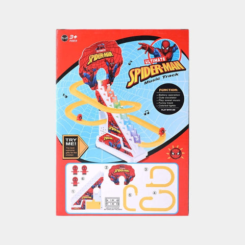 Spider-Man Climbing Stairs Toy with Music and Lights