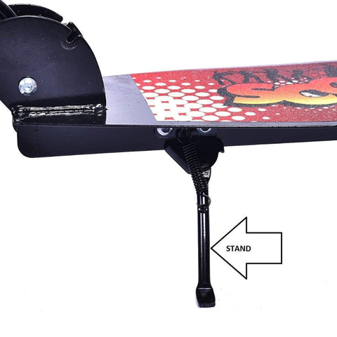 Heavy Metallic Jumbo Size 2 Wheel Height Adjustable Scooter with Large Wheels for Kids