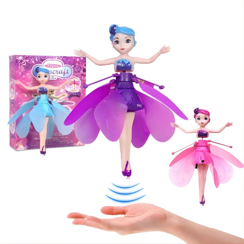 Flying Fairy Doll Induction Helicopter Toy
