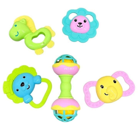 BABY RATTLE TOYS 5PCS BAG