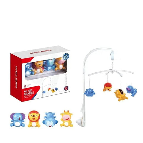 Simple Enlightening Baby Bed Toy Wind up Musical Baby Mobile
