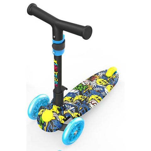 Foldable Kids Kick Scooter with LED Lights – Adjustable Height Mini Foot Scooter for Girls