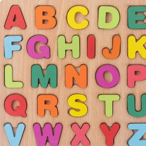 Wood ABC Alphabet Letter