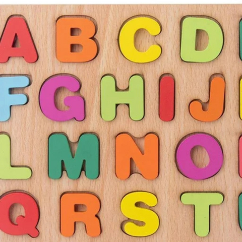 Wood ABC Alphabet Letter