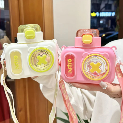 Camera Design Sipper Water Bottle