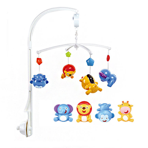 Simple Enlightening Baby Bed Toy Wind up Musical Baby Mobile