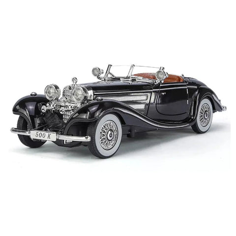 1:24 Mercedes-Benz 500K Classic Car Diecast Vintage Retro Classic Alloy Car Model