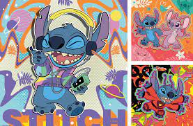 STITCH PUZZLE  MOBILE PHONE  12PCS BOX