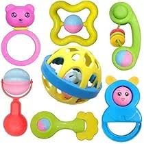 BABY RATTLE TOYS 5PCS BAG