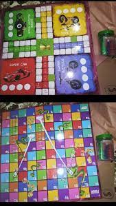 5 in 1 Extra Large LUDO - Brown Board - Premium Quality